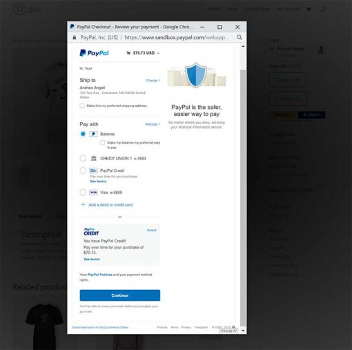 PayPal for WooCommerce Login Payment Method Review