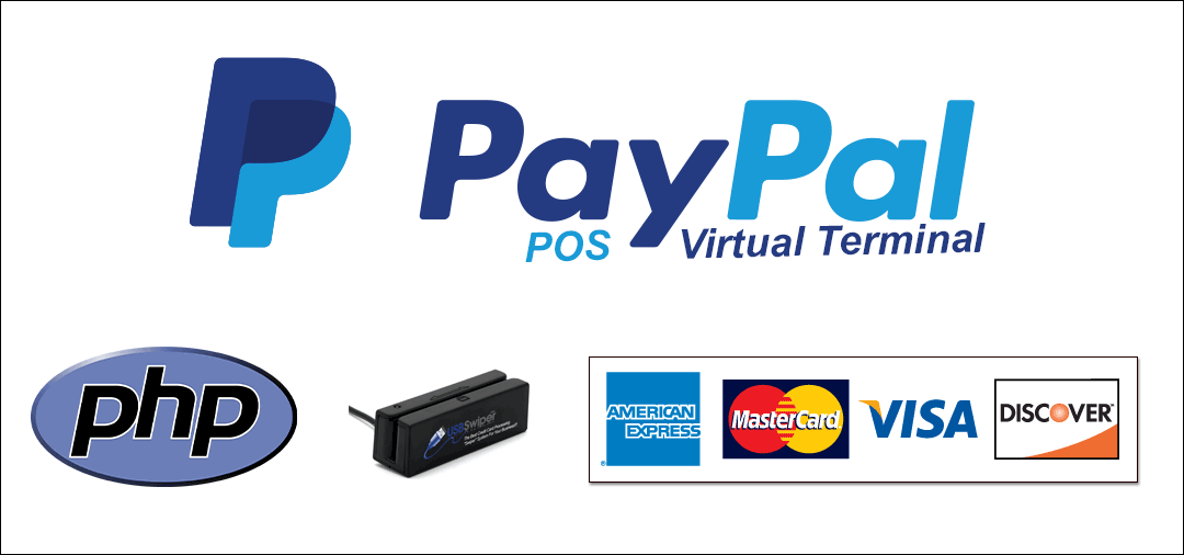 PayPal POS Credit Card Payment PHP Virtual Terminal