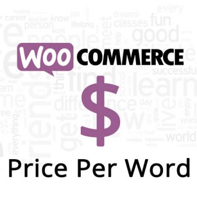 WooCommerce Price Per Word