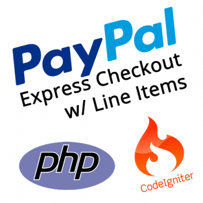 CodeIgniter PayPal Integration Express Checkout Line Items