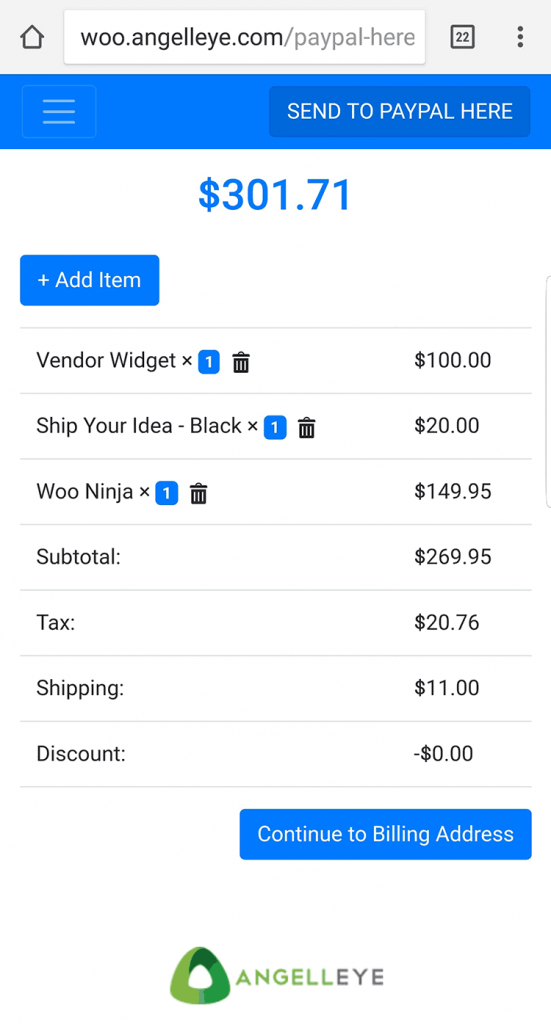 PayPal Here POS User Guide AngellEYE