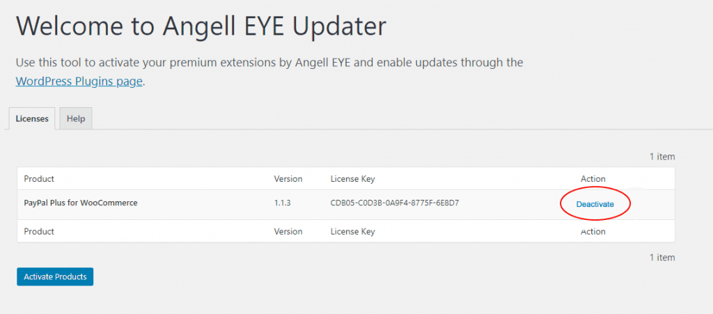 Angell EYE Software License Reset