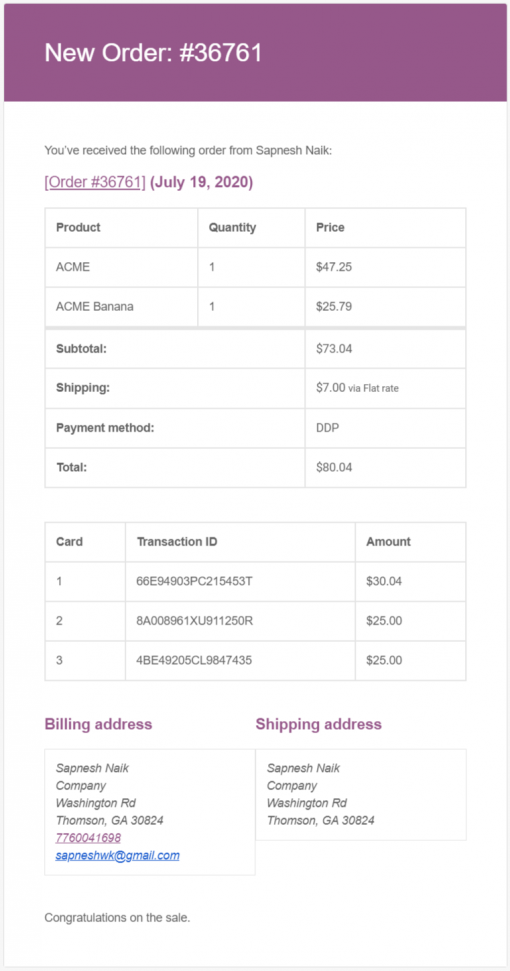 PayPal for WooCommerce - Credit Card Split Payment - Image 3