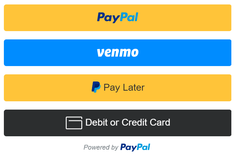 WooCommerce Payments - PayPal Button Stack